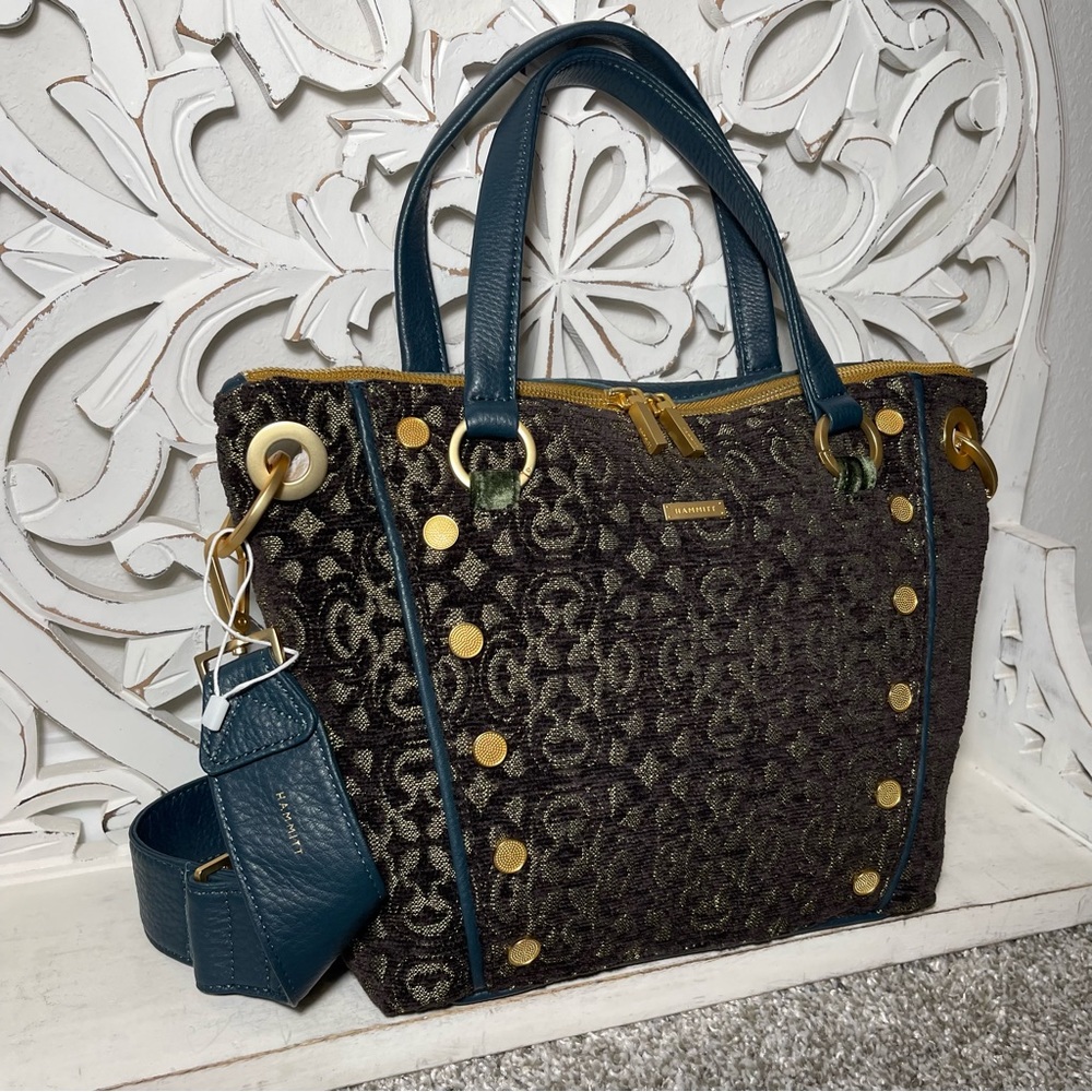 SOLD Hammitt Los Angeles Medium Daniel Satchel Antique Atelier Vintage Tapestry - Picture 3 of 7